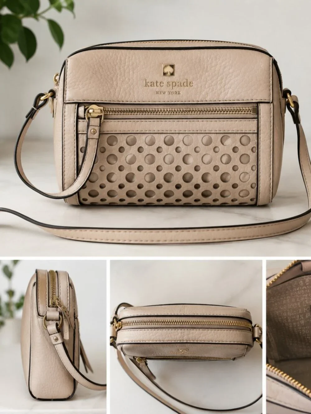 Kate Spade Perri Lane Bubbles LooLoo Leather Crossbody Bag
